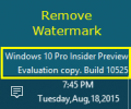 How to Remove the Evaluation Copy Watermark from Windows 10 Insider Builds (or 8, 8.1)