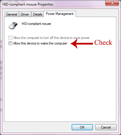 Method 1 - Preventing the Mouse or Other Devices from Waking Up Your Computer from the Device Manager Screenshot 2