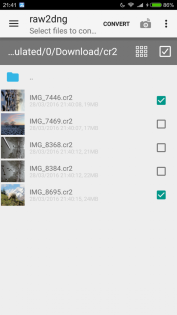 11 large How to convert DSLR RAW images to DNG and edit them on Android