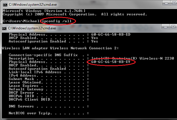mac address lookup command prompt mac address lookup command prompt