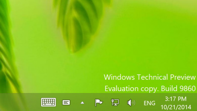 1 large Windows 10 Technical Preview Gets First Update  Build 9860