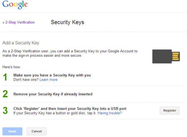 How to Add Security Key