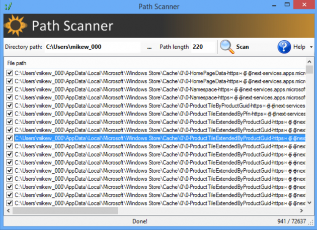2 large A Review of Path Scanner Windows app