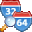 Is File 32-bit or 64-bit Software 7.0 32x32 pixels icon