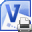 MS Visio Print Multiple Files Software 7.0 32x32 pixels icon