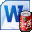 MS Word 2007 Ribbon to Old Classic Menu Toolbar Interface Software 7.0 32x32 pixels icon