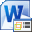 MS Word Business Card Template Software 7.0 32x32 pixels icon