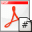PDF Add Page Numbers Software 7.0 32x32 pixels icon