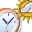 Weather Clock 32x32 pixels icon