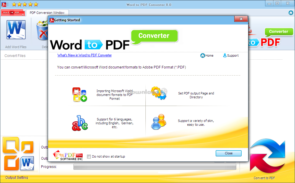 Download Word to PDF Converter 8.4 Free trial Convert