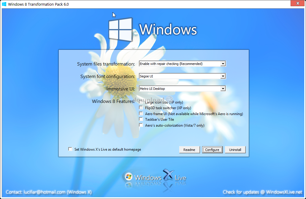 Windows 8.1 transformation pack Windows 8.1 transformation pack