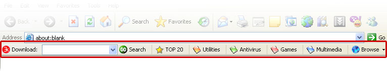 Screenshot of Download3k Toolbar