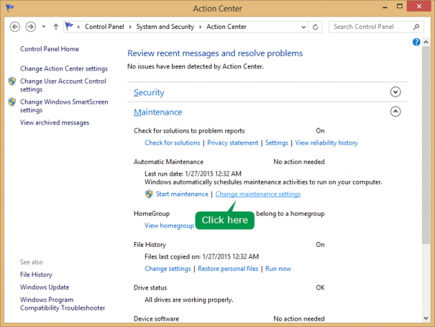 3 full How to disable Automatic Maintenance in Windows 8 and 81