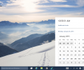Discover Hidden Login screen, Calendar and Clock in Windows 10 Build 9926