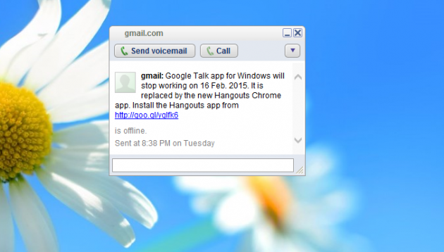 4 large Google will disable Google Talk Gtalk for Windows on 16 February