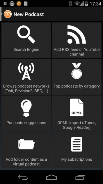 3 large Podcast Addict Android Review