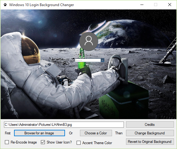 change user login screen windows 8