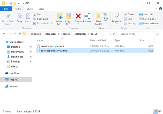 Change the Title Bar Color in Windows 10 Screenshot 4