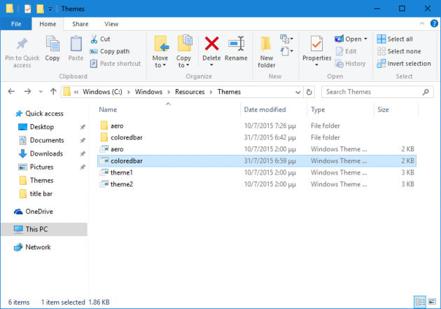 Change the Title Bar Color in Windows 10 Screenshot 7