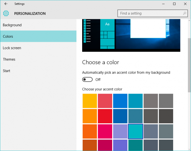 Change the Title Bar Color in Windows 10 Screenshot 8