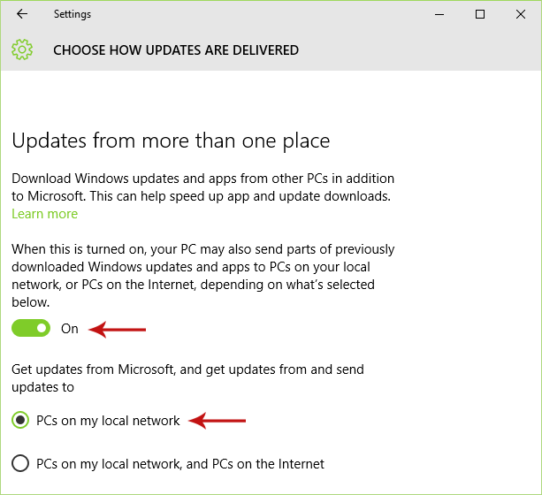Turning Off Windows Update Delivery Optimization Screenshot 8