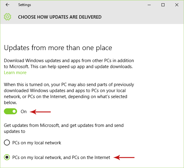 Turning Off Windows Update Delivery Optimization Screenshot 9
