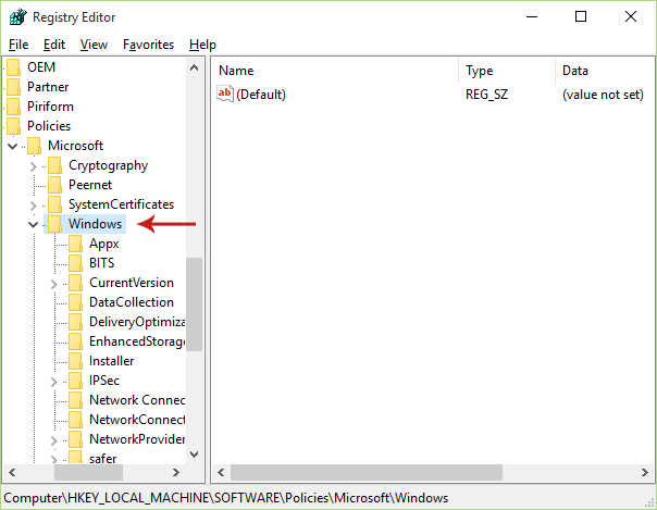 Configuring Windows Updates by Tweaking the Registry Screenshot 2