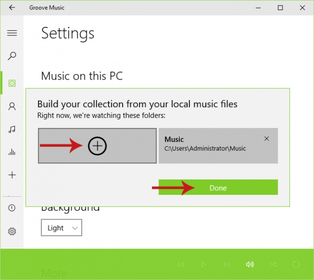 Importing Your Google Music Library into Groove Music Screenshot 2