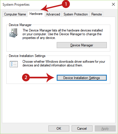 Preventing Driver Software from Being Installed via Windows Update Screenshot 5