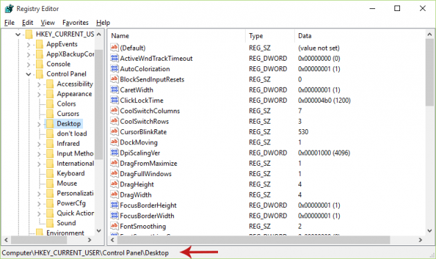 Method 3 - Change DPI Scaling Level for All Displays by Tweaking the Registry Screenshot 2