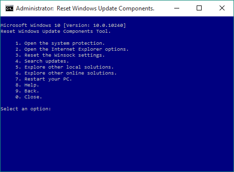 Reset Windows Update Agent Screenshot 2