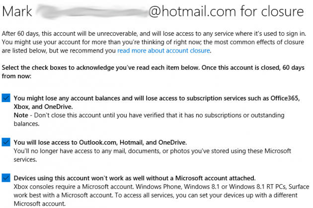 Deleting and Closing Your Microsoft Account Permanently Screenshot 5