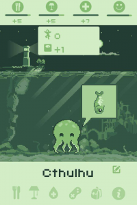 3 medium The Lovecraftian Cthulhu turns into a Cutelhu in Cthulhu Virtual Pet