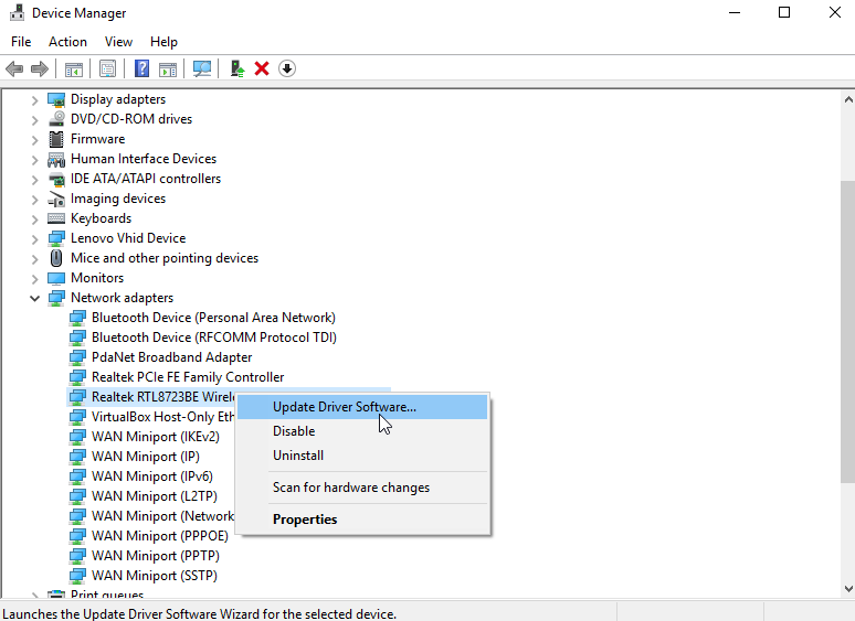 install drivers windows 10 manually