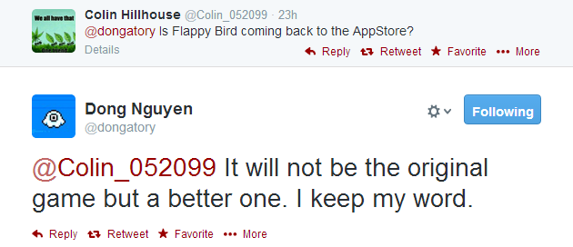 Flappy Bird is coming back to app store