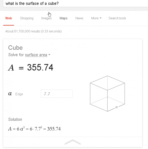 1 large Google Search Can Now Answer Geometry Questions