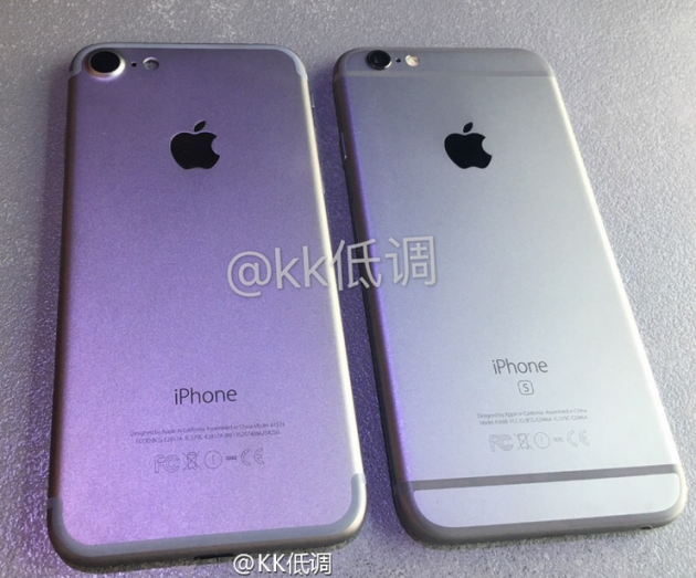 1 large New Leaks Show iPhone 7 Next To iPhone 6S