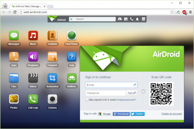 10 large How to Manage your Android Device from the Internet with AirDroid