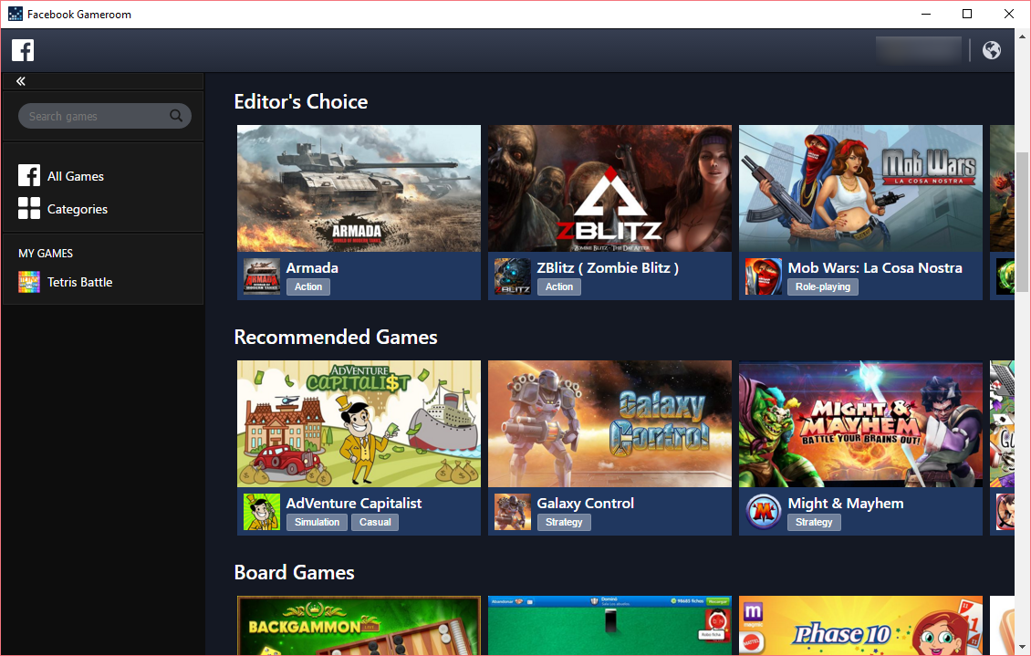 Games Facebook