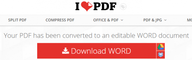 5 large 6 Free Online Services For Converting PDF Documents to Word Files