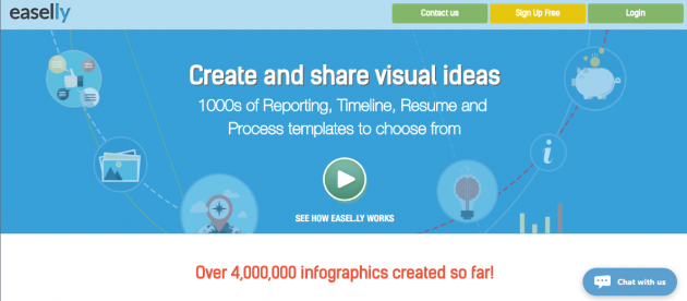 12 large Top 5 Online Apps For Creating Stunning Infographics