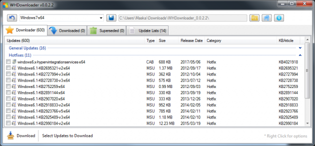 6 large How To Download And Install Updates Manually In Windows 7 8 10 Using WHDownloader