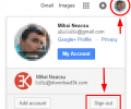 How to change the default Google/Gmail account for users with multiple accounts (Desktop)