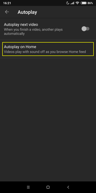 5 large How to turn off Autoplay on home tab feature or set it to WiFi only on YouTubes iOS  Android apps