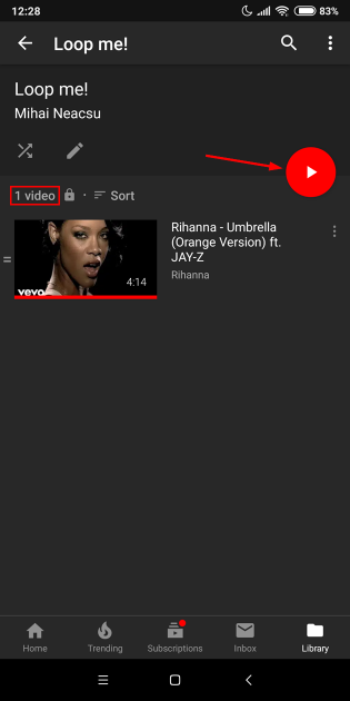 11 large How to loop a YouTube video song on Android with the screen OFF or ON