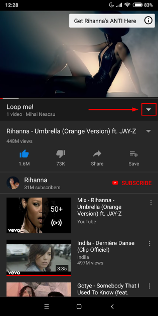12 large How to loop a YouTube video song on Android with the screen OFF or ON