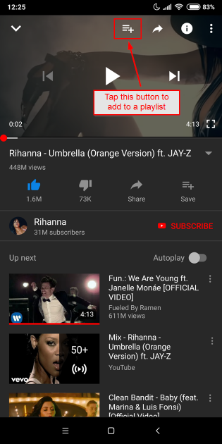 7 large How to loop a YouTube video song on Android with the screen OFF or ON