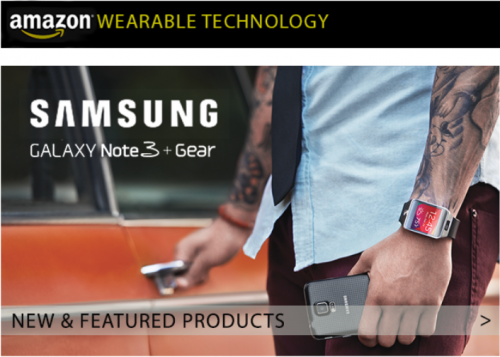 3 large Amazon Launches Wearable Technology Web Store Department