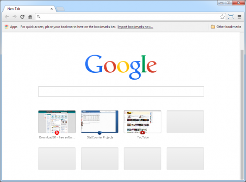 4 large How to change Google Chromes New Tab page to the old look