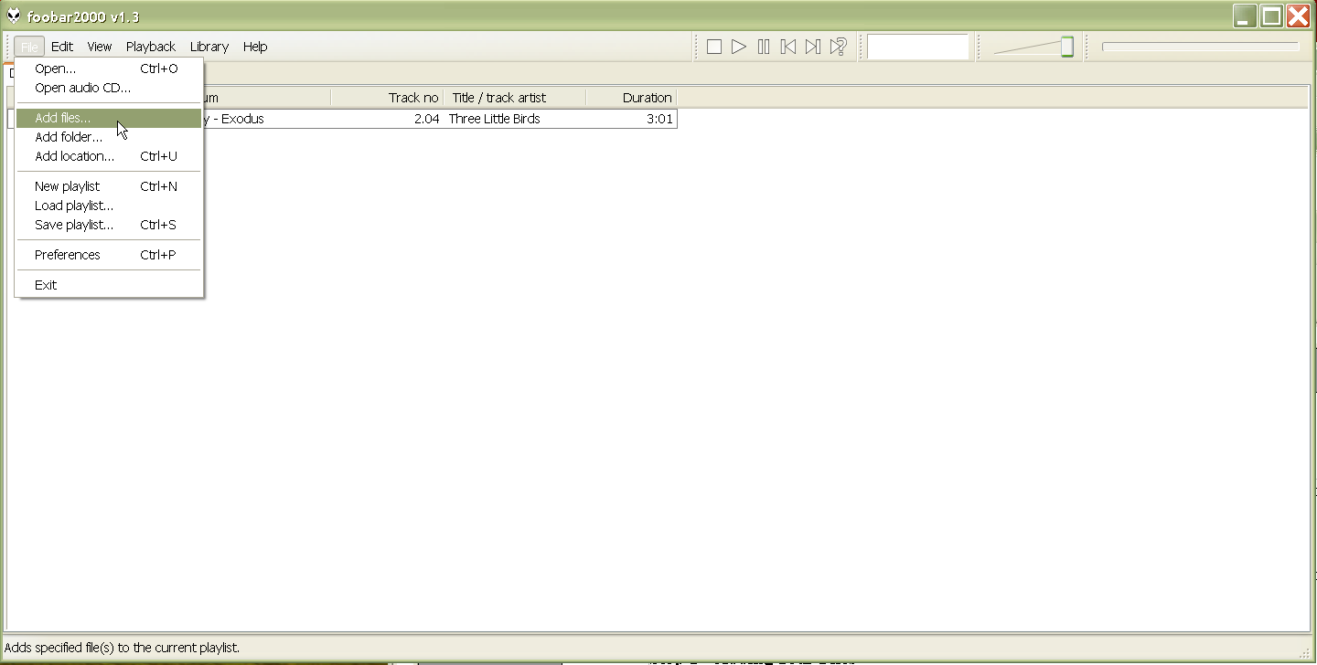 pcm to wav foobar